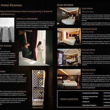 The Gravitique Hotel Khaosan Bangkok Buitenkant foto